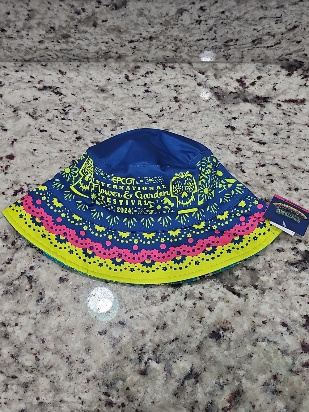 Disney Parks Epcot Flower & Garden Festival 2024 Coco Reversible Bucket Hat NWT